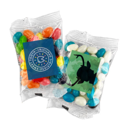 Custom Branded Jelly-Bean-In-Bag-50g 48 Hour Express Dispatch