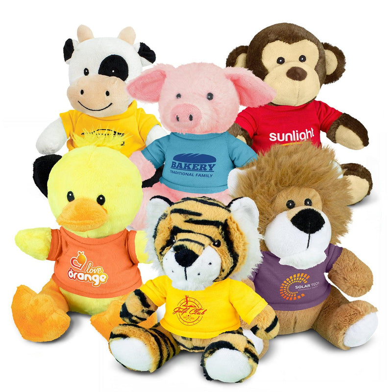 Custom Branded Assorted Plush Toys - Promo Merchandise
