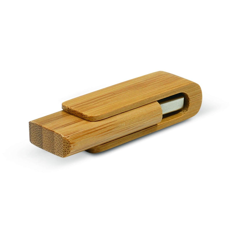 Custom Branded Bamboo 4GB Flash Drive - Promo Merchandise