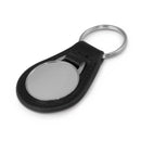 Custom Branded Baron Leather Key Ring - Round - Promo Merchandise