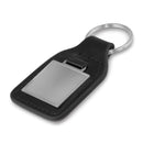 Custom Branded Baron Leather Key Ring - Square - Promo Merchandise