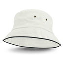 Custom Branded Bondi Bucket Hat - Black Sandwich Trim - Promo Merchandise