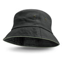 Custom Branded Bondi Bucket Hat - Coloured Sandwich Trim - Promo Merchandise
