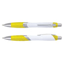 Custom Branded Borg Pen - White Barrel - Promo Merchandise