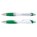 Custom Branded Borg Pen - White Barrel - Promo Merchandise
