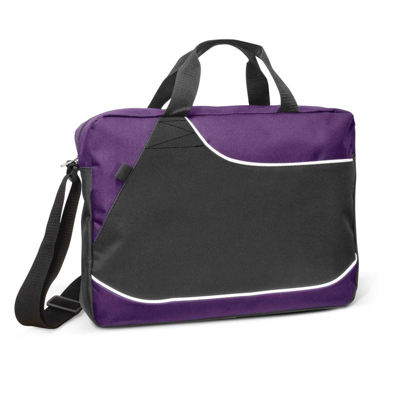 Custom Branded Centrix Conference Satchel - Promo Merchandise