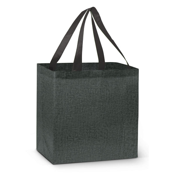 Custom Branded City Shopper Heather Tote Bag - Promo Merchandise