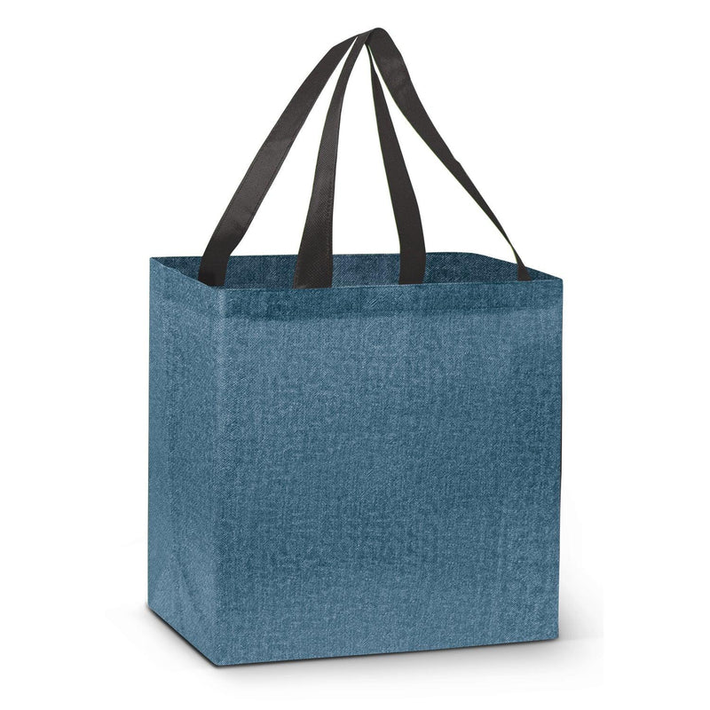 Custom Branded City Shopper Heather Tote Bag - Promo Merchandise
