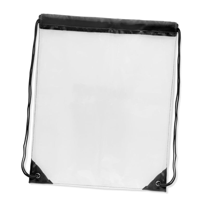 Custom Branded Clarity Drawstring Backpack - Promo Merchandise