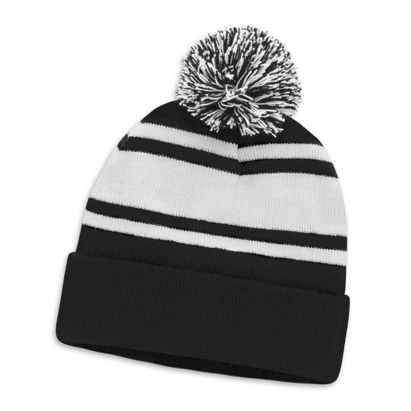 Custom Branded Commodore Beanie with Pom Pom - Promo Merchandise