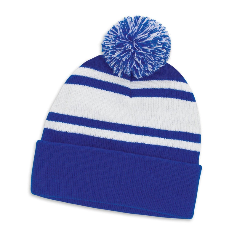 Custom Branded Commodore Beanie with Pom Pom - Promo Merchandise