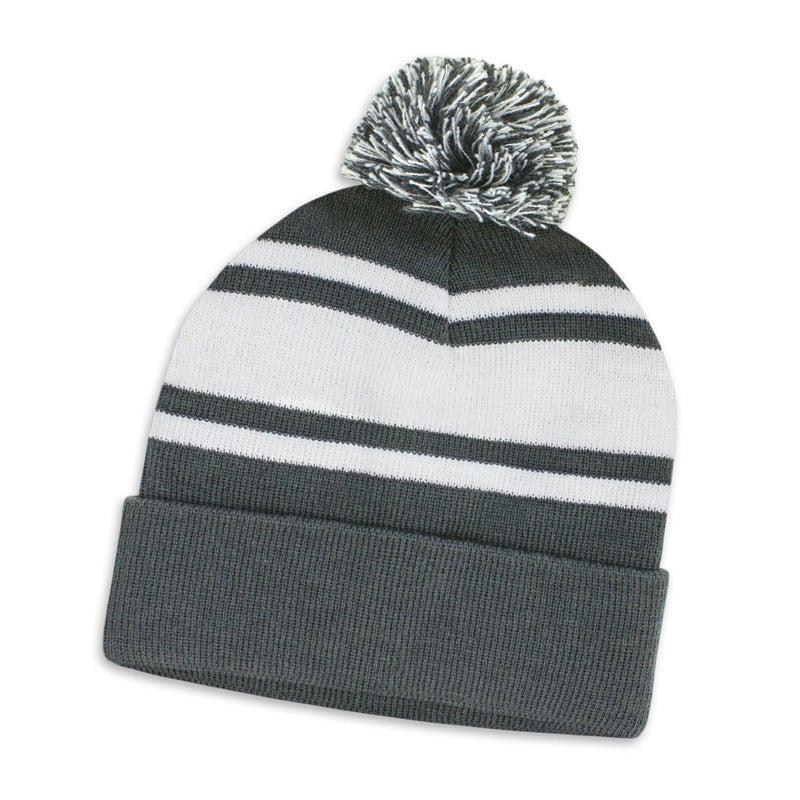 Custom Branded Commodore Beanie with Pom Pom - Promo Merchandise