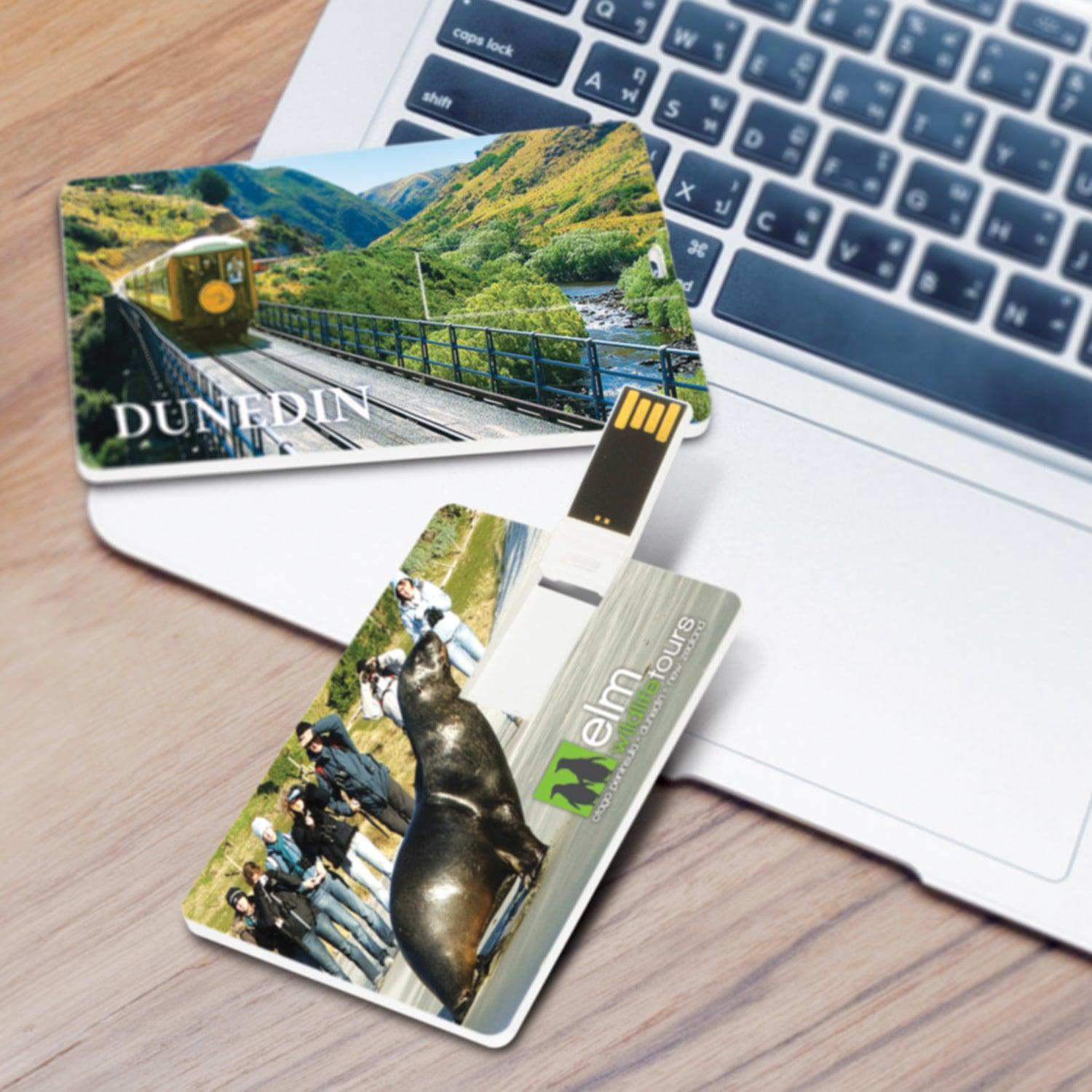 Custom Branded Credit Card Flash Drive 16GB