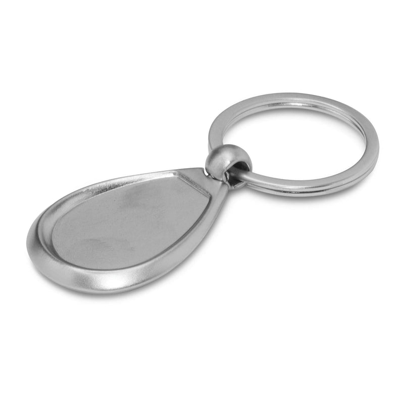 Custom Branded Drop Metal Key Ring - Promo Merchandise