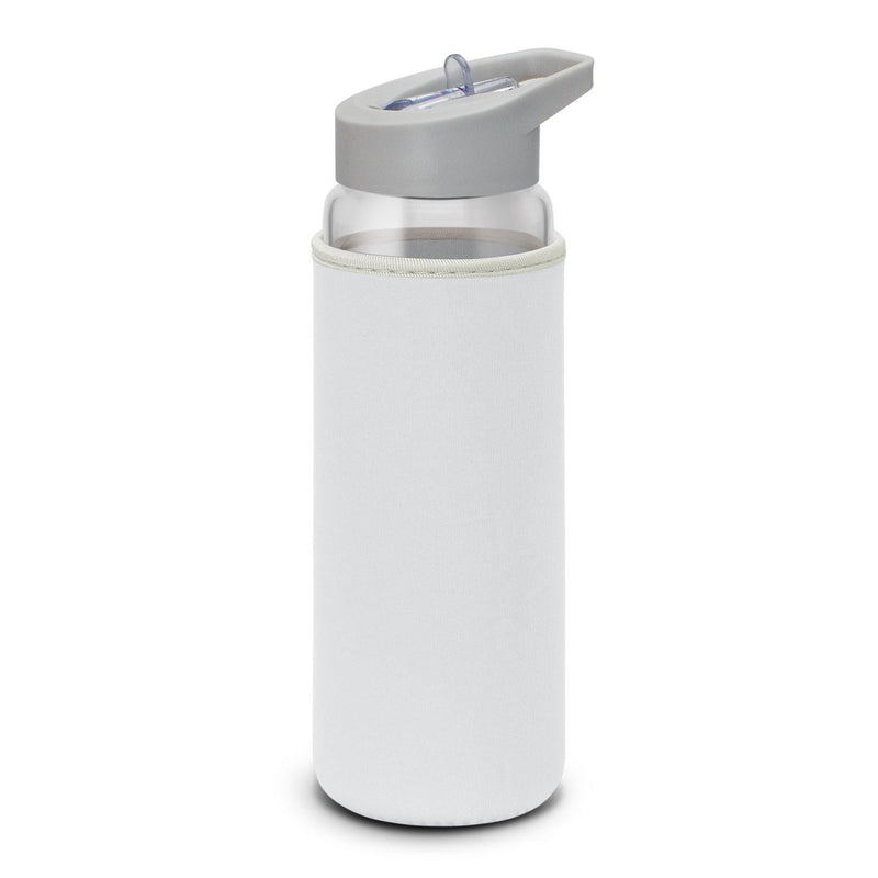 Custom Branded Elixir Glass Bottle - Neoprene Sleeve - Promo Merchandise