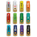 Custom Branded Helix 4GB Bamboo Flash Drive - Promo Merchandise