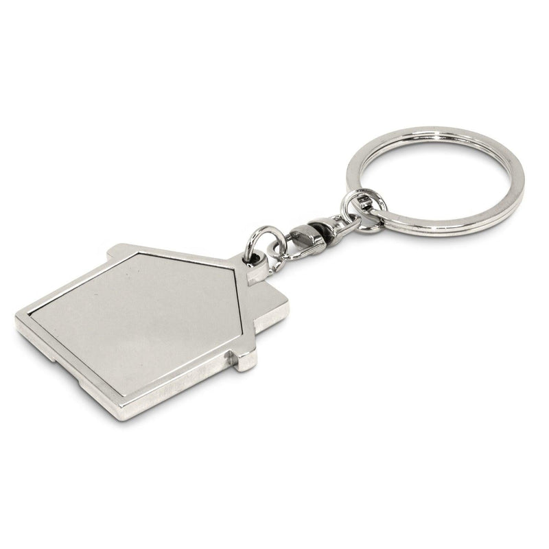 Custom Branded House Metal Key Ring - Promo Merchandise