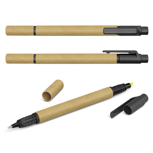 Custom Branded Kraft Pen Highlighter - Promo Merchandise