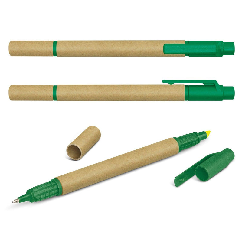 Custom Branded Kraft Pen Highlighter - Promo Merchandise