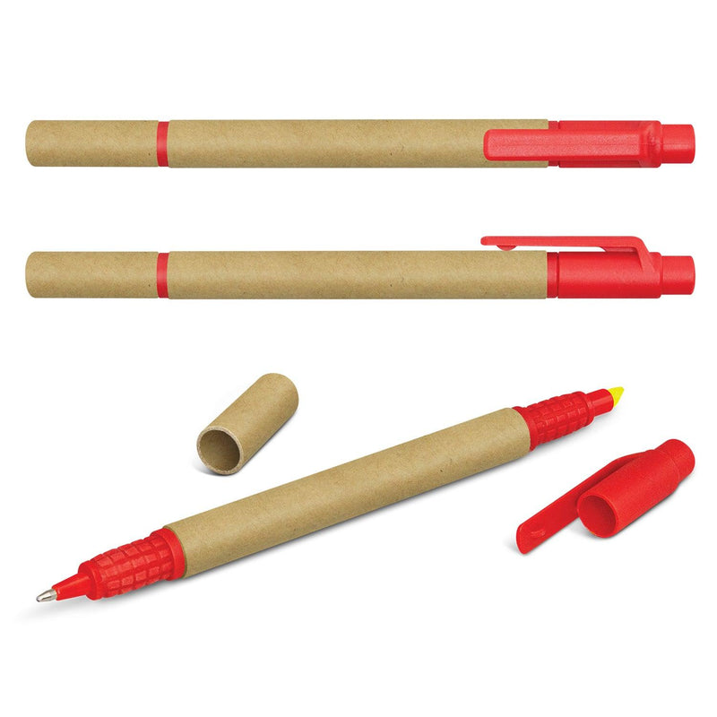 Custom Branded Kraft Pen Highlighter - Promo Merchandise