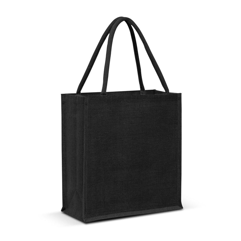 Custom Branded Lanza Jute Tote Bag - Colour Match - Promo Merchandise