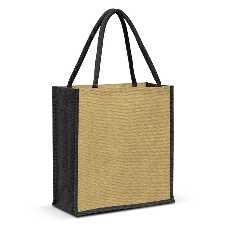 Custom Branded Lanza Jute Tote Bag - Promo Merchandise