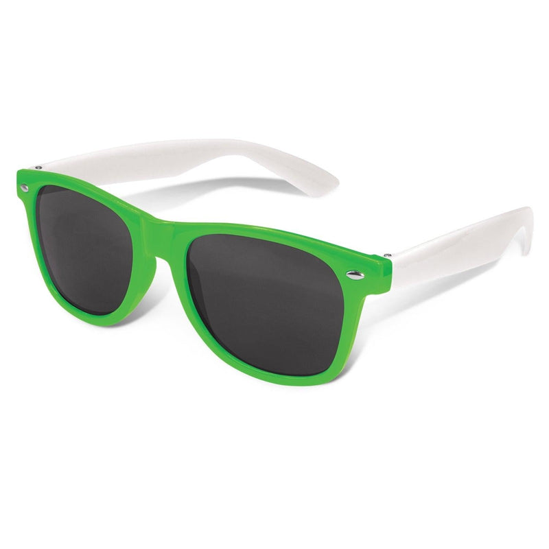 Custom Branded Malibu Premium Sunglasses - White Arms - Promo Merchandise