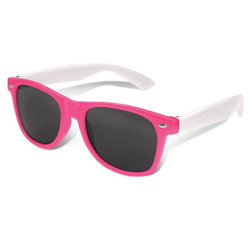 Custom Branded Malibu Premium Sunglasses - White Arms - Promo Merchandise