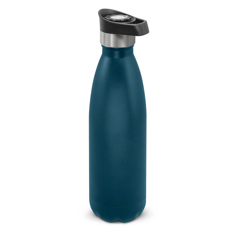 Custom Branded Mirage Powder Coated Vacuum Bottle - Push Button Lid - Promo Merchandise