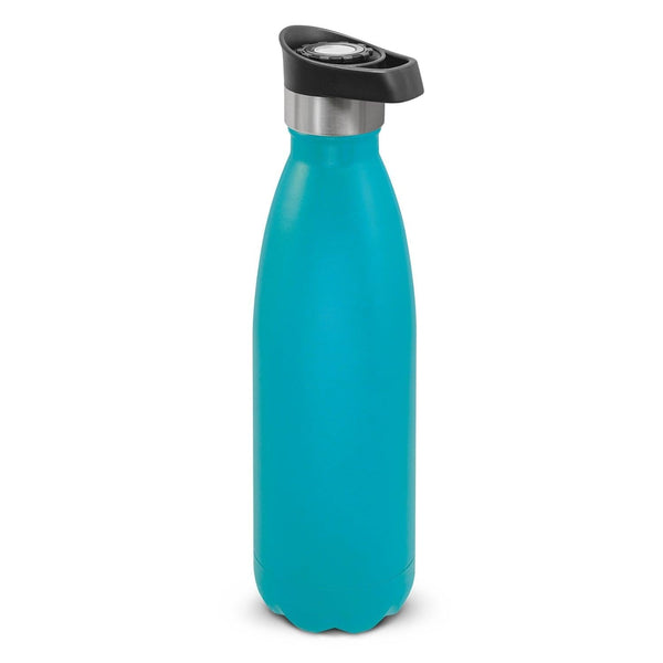 Custom Branded Mirage Powder Coated Vacuum Bottle - Push Button Lid - Promo Merchandise
