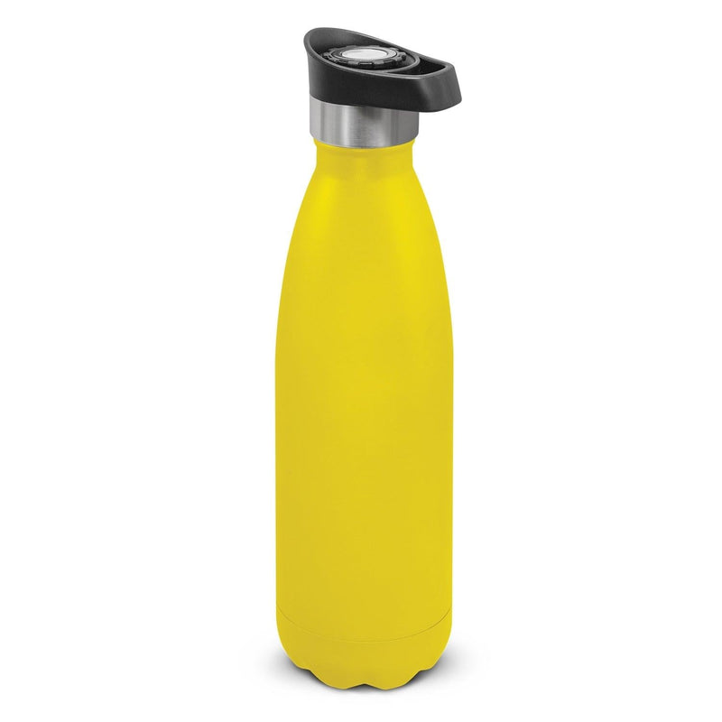 Custom Branded Mirage Powder Coated Vacuum Bottle - Push Button Lid - Promo Merchandise