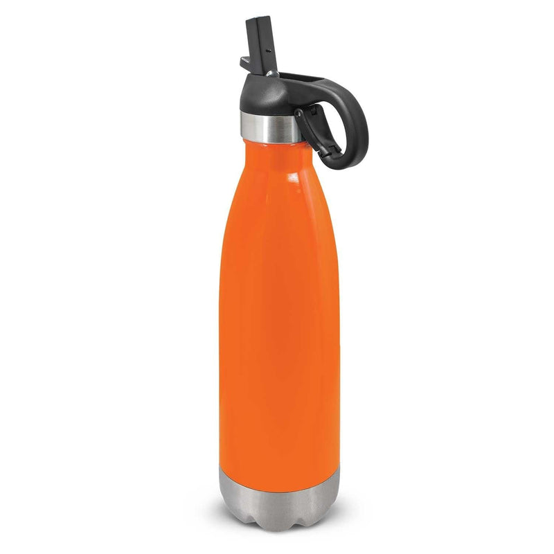 Custom Branded Mirage Steel Bottle - Flip Lid - Promo Merchandise