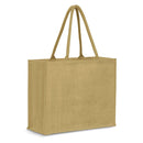 Custom Branded Modena Jute Tote Bag - Colour Match - Promo Merchandise