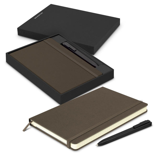 Custom Branded Moleskine Notebook and Pen Gift Set - Promo Merchandise