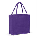 Custom Branded Monza Jute Tote Bag - Colour Match - Promo Merchandise
