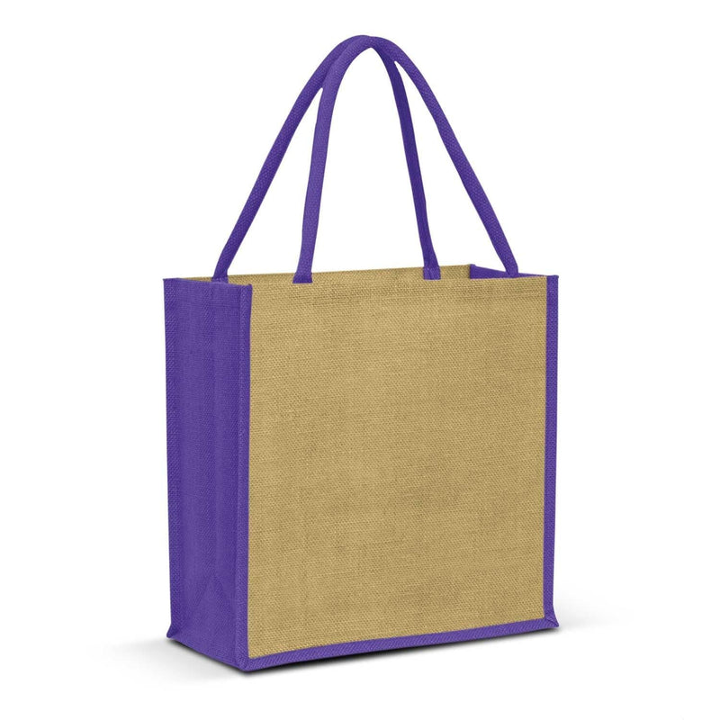 Custom Branded Monza Jute Tote Bag - Promo Merchandise