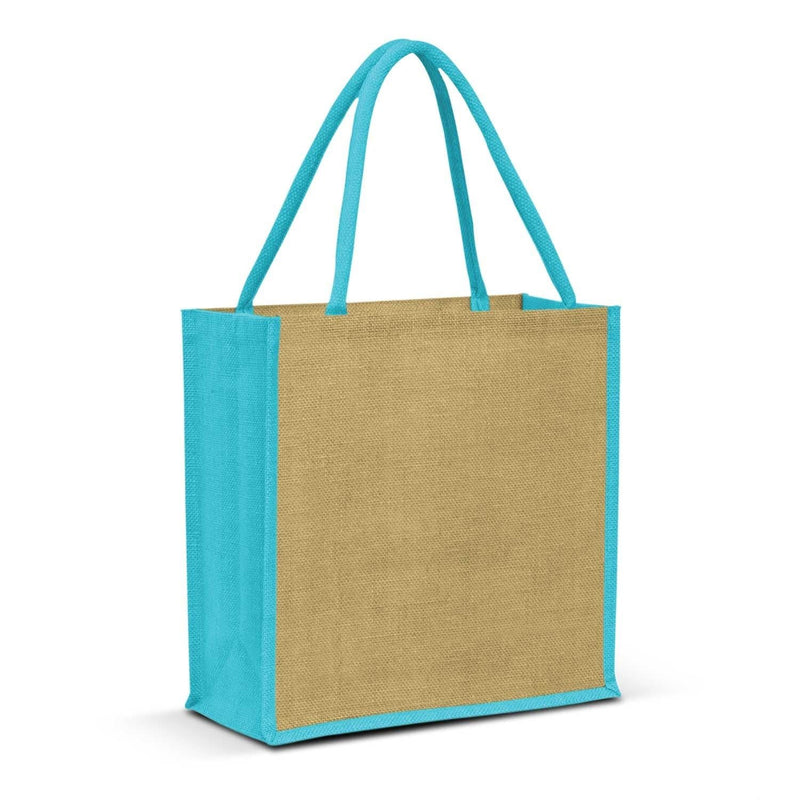 Custom Branded Monza Jute Tote Bag - Promo Merchandise