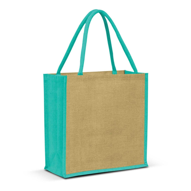 Custom Branded Monza Jute Tote Bag - Promo Merchandise