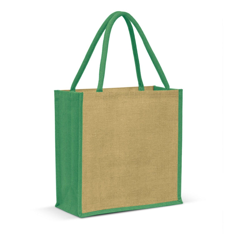 Custom Branded Monza Jute Tote Bag - Promo Merchandise