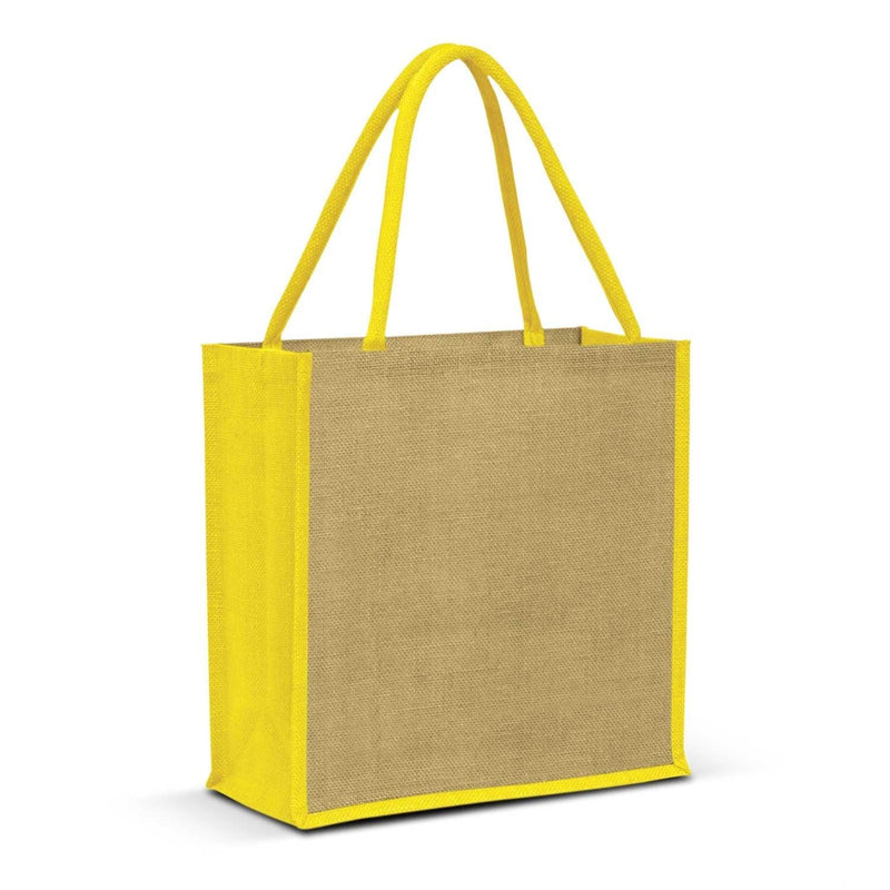 Custom Branded Monza Jute Tote Bag - Promo Merchandise