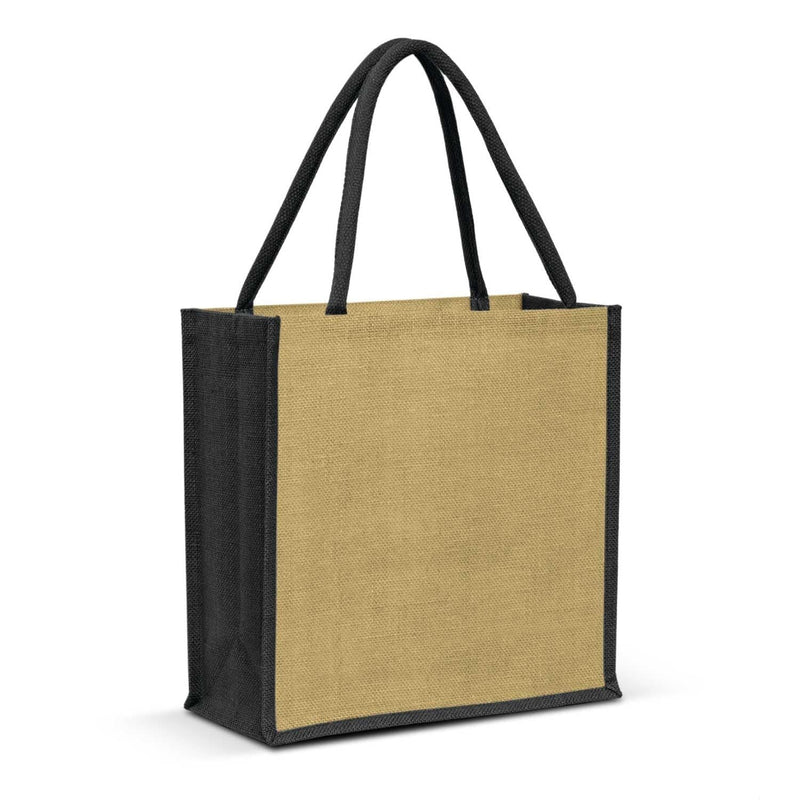 Custom Branded Monza Jute Tote Bag - Promo Merchandise