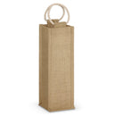 Custom Branded Napoli Jute Wine Carrier - Promo Merchandise