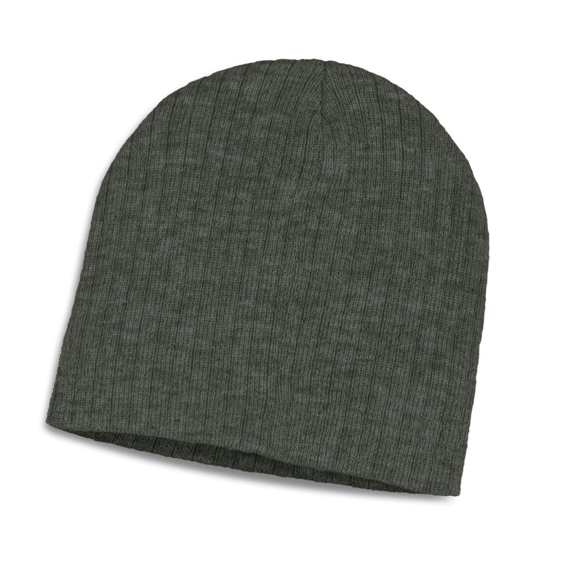 Custom Branded Nebraska Heather Cable Knit Beanie - Promo Merchandise