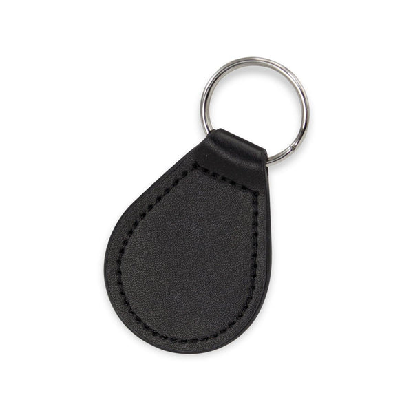 Custom Branded Prince Leather Key Ring - Round - Promo Merchandise