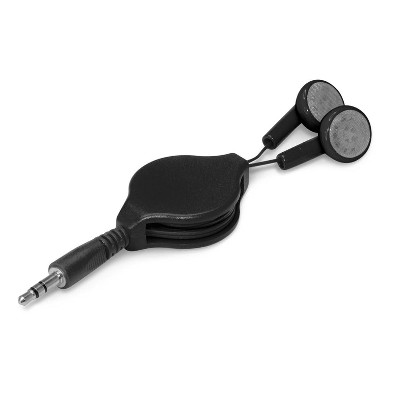 Custom Branded Retractable Earbuds - Promo Merchandise