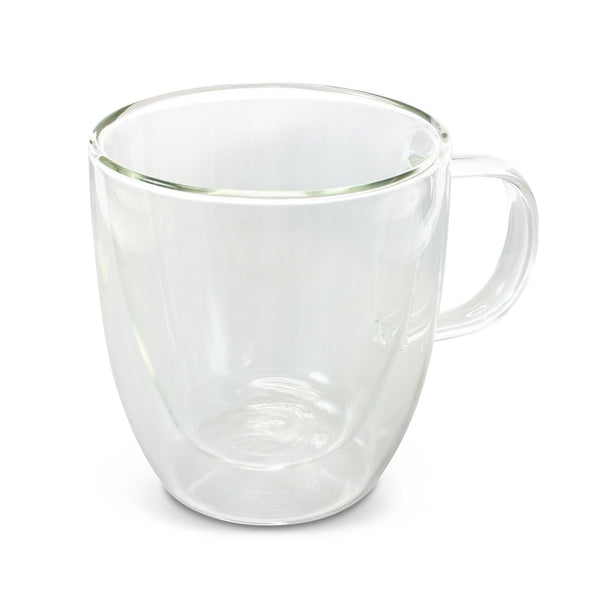 Custom Branded Riviera Double Wall Glass Cup - Promo Merchandise