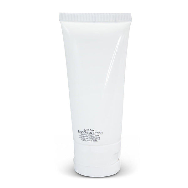 Custom Branded SPF50+ Sunscreen - 50ml - Promo Merchandise
