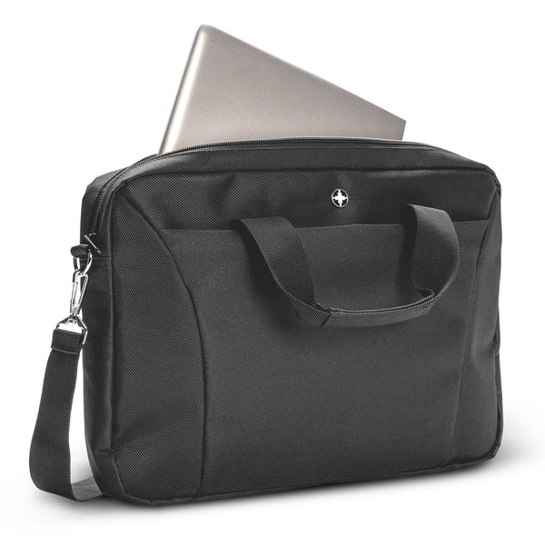 Custom Branded Swiss Peak 38cm Laptop Bag - Promo Merchandise