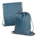 Custom Branded Tampa Heather Drawstring Backpack - Promo Merchandise