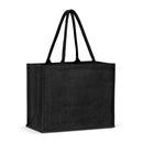 Custom Branded Torino Jute Tote Bag - Colour Match - Promo Merchandise